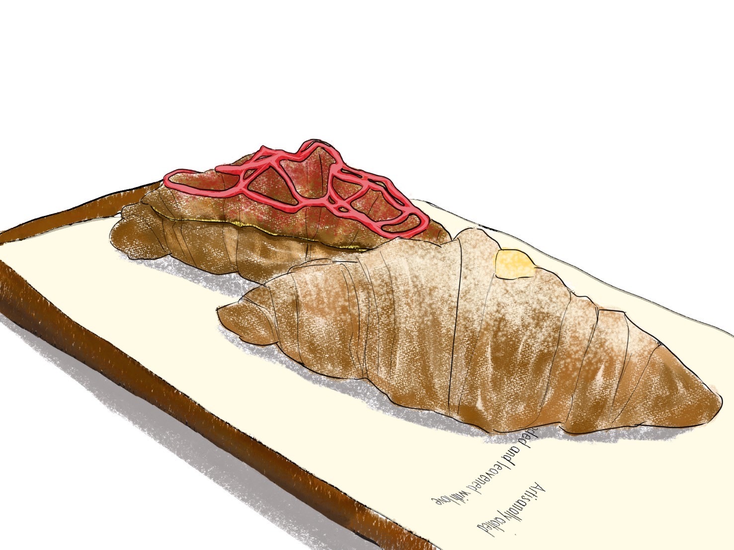 パンのデジタル絵1